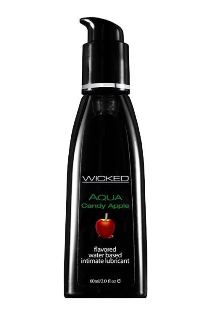 WICKED AQUA CANDY APPLE FLAVORED 60ML Wicked Sensual Care