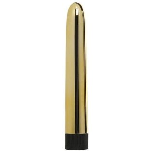 Wibrator-6""""""""Sensuous Smooth Vibrator Gold Minx Me You Us