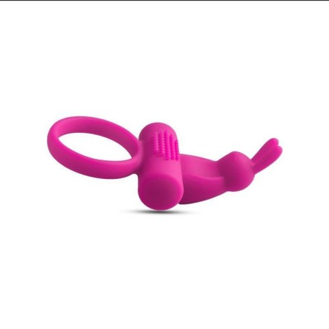 Anello fallico vibrante con rabbit Pink Toyz4lovers