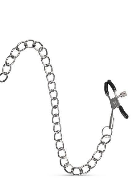 Knebel-Open Ball Gag With Nipple Clamps EasyToys