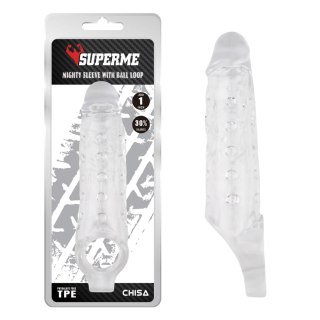 Mighty Sleeve With Ball Loop-Clear Super Me