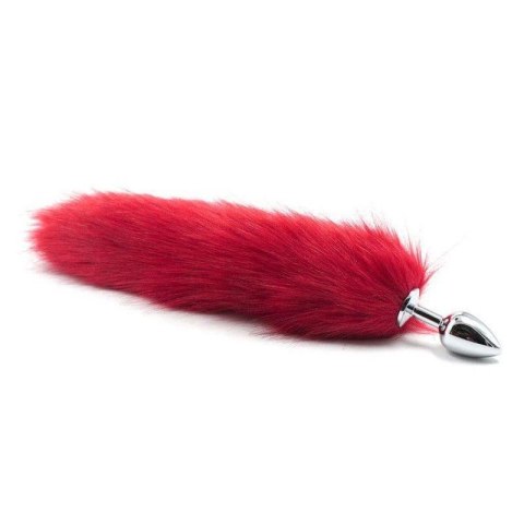 Plug anale con coda Long Fox Tail rossa Toyz4lovers