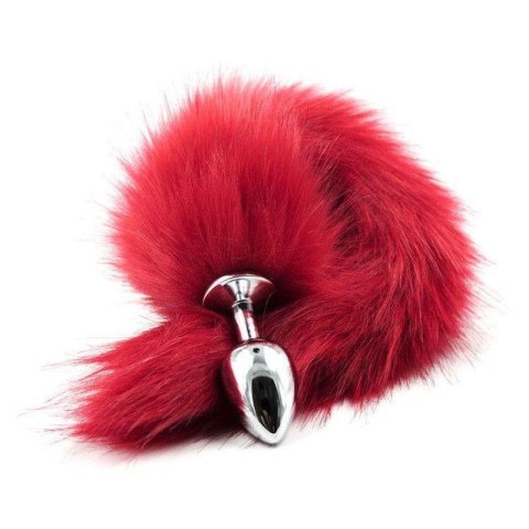 Plug anale con coda Long Fox Tail rossa Toyz4lovers