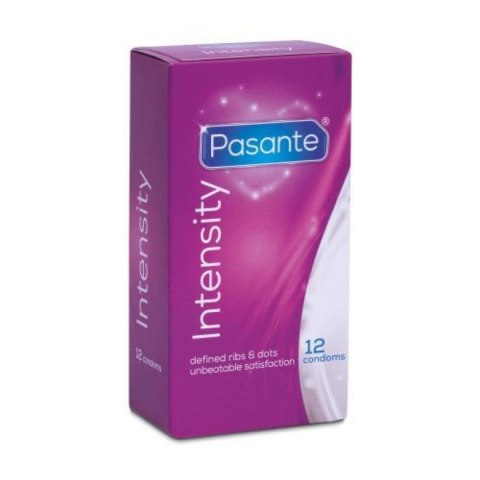 Stimulating condoms intensity 12 pcs Pasante