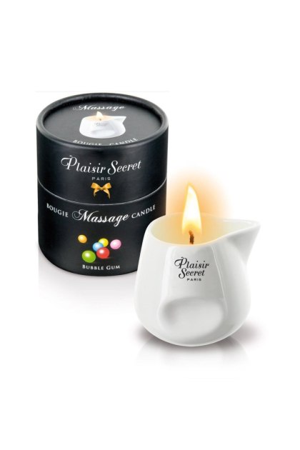 BUBBLE GUM MASSAGE CANDLE 80ML Plaisir Secret