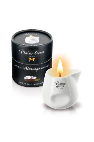 COCONUT MASSAGE CANDLE 80ML Plaisir Secret