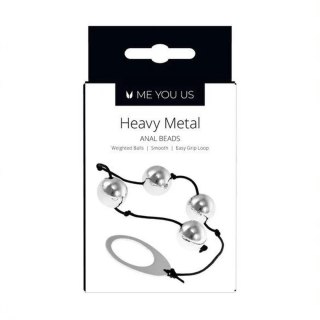 Kulki- Me You Us Heavy Metal Anal Beads Silver Me You Us