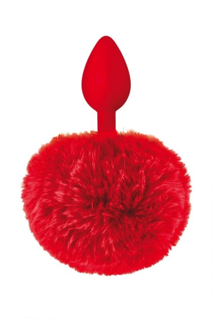 RED POMPOM ANAL PLUG Sweet Caress