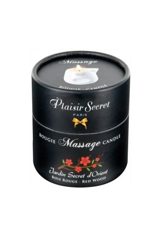 RED WOOD MASSAGE CANDLE 80M Plaisir Secret