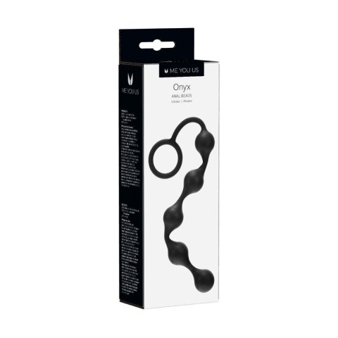 Plug/kulki-Onyx Silicone Anal Beads Me You Us