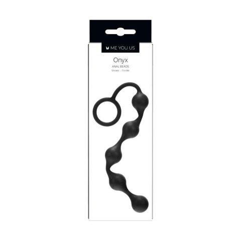 Plug/kulki-Onyx Silicone Anal Beads Me You Us