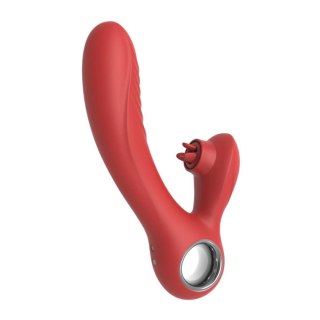 Rouge Velvet - G-Spot + Licking Vibrator Rouge Velvet