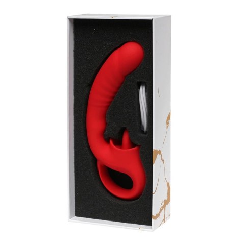 Rouge Velvet - Mini G-Spot + Licking Vibrator Rouge Velvet