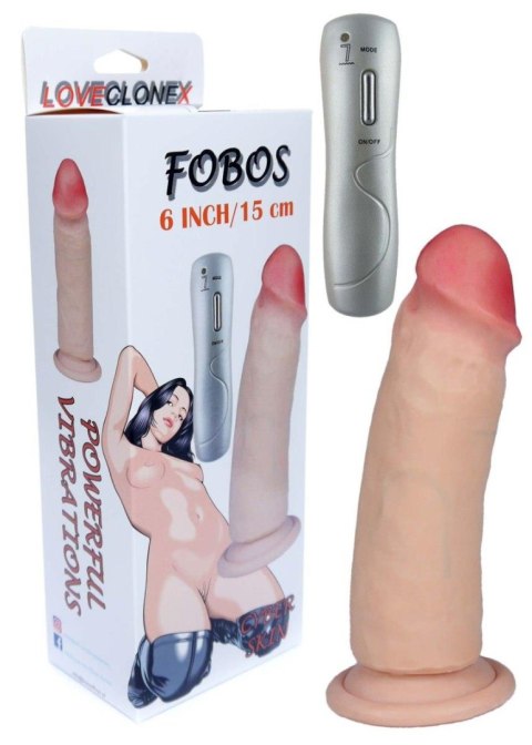 Wibrator-FOBOS-LOVECLONEX 6""-vibration B - Series Real