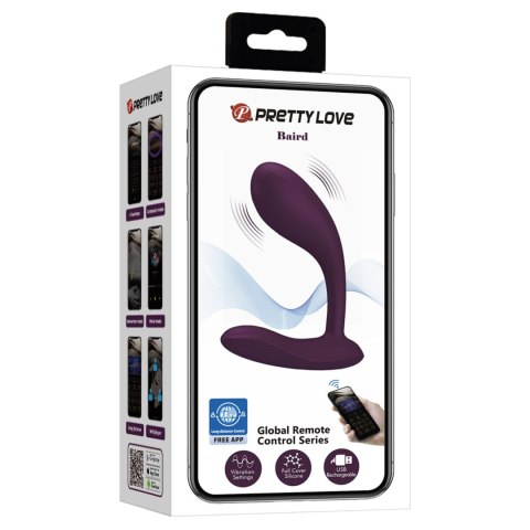 PRETTY LOVE - Baird Purple, 12 vibration functions Mobile APP Long-distance Control Pretty Love