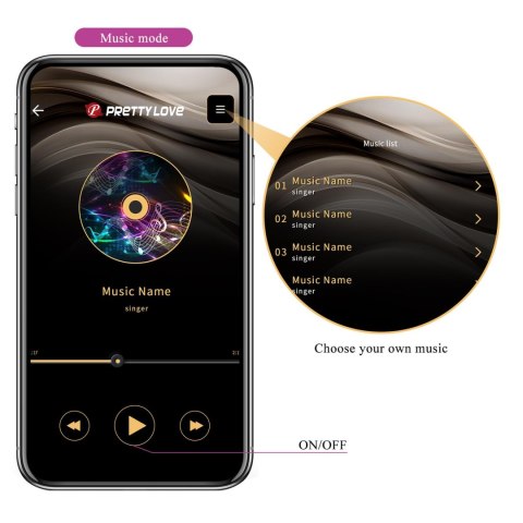 PRETTY LOVE - Catalina, 12 vibration functions Mobile APP Long-distance Control Pretty Love