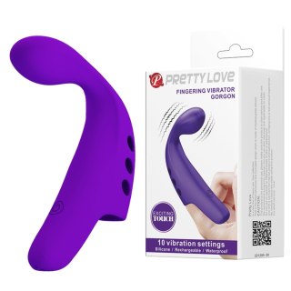 PRETTY LOVE - FINGERING VIBRATOR GORGON Purple, 10 vibration functions Pretty Love