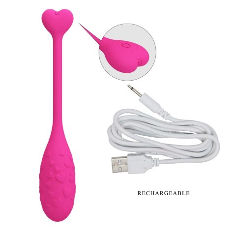 PRETTY LOVE - Fisherman Pink, 12 vibration functions Mobile APP remote control Pretty Love