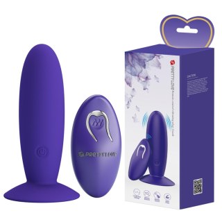 PRETTY LOVE - Remotr control vibrating plug - Youth, Wireless remote control 12 vibration functions Suction base Pretty Love