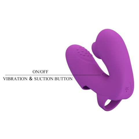 PRETTY LOVE - Super Finger ATHENA Purple, 7 vibration functions 7 tapping functions Memory function Pretty Love