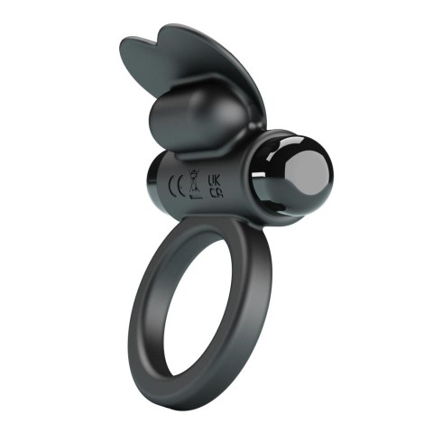 PRETTY LOVE - VIBRANT PENIS RING DEBONAIRE Black, 10 vibration functions Pretty Love