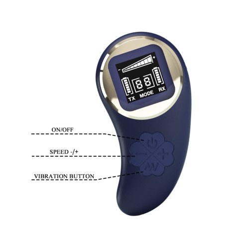 PRETTY LOVE - Vivian Blue, 10 vibration functions 9 speed levels Wireless remote control Pretty Love