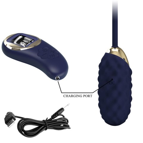 PRETTY LOVE - Vivian Blue, 10 vibration functions 9 speed levels Wireless remote control Pretty Love