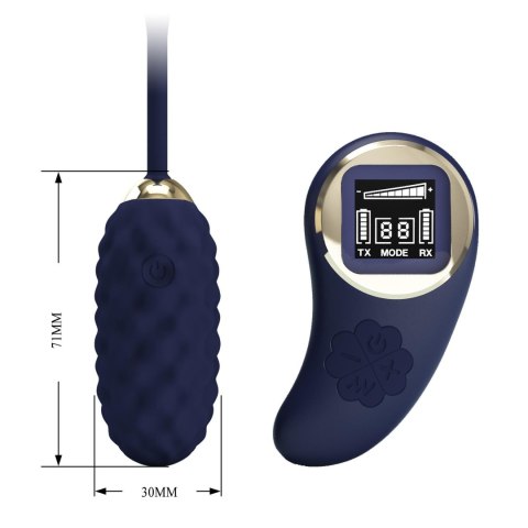 PRETTY LOVE - Vivian Blue, 10 vibration functions 9 speed levels Wireless remote control Pretty Love