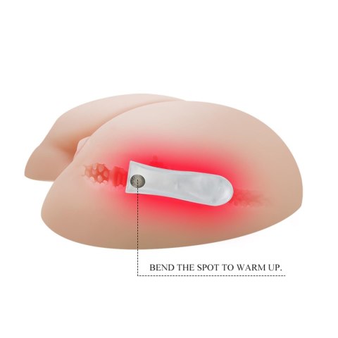 BAILE- VAGINA AND ASS, Heating function Vibration Baile