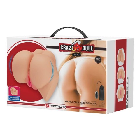 CRAZY BULL - Emilia, Vibration Double holes TPR ABS Crazy Bull