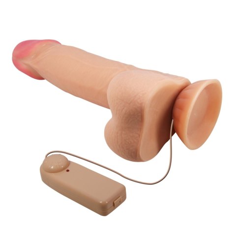 BAILE - Sliding Skin 8,5'' Flesh Vibration Bendable Suction base TPR ABS Baile