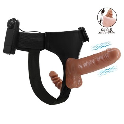 BAILE- Ultra Passionate Harness Dual Penis 6,2'' Baile