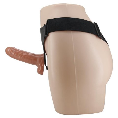 BAILE- Ultra Passionate Harness Realdeal Penis 6.2'' Brown Baile