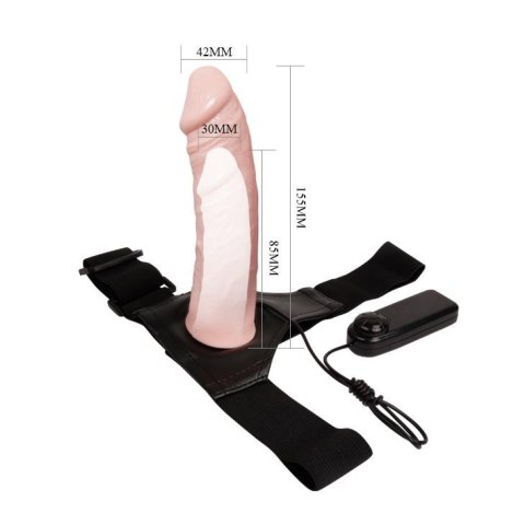 BAILE - Vibrating Hollow Strap-on - Multispeed Baile