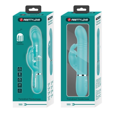 PRETTY LOVE - Coale Twinkled Tenderness, 7 vibration functions 4 rotation functions 4 thrusting settings Pretty Love