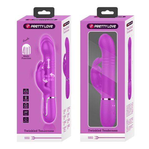 PRETTY LOVE - Coale Twinkled Tenderness Purple, 7 vibration functions 4 rotation functions 4 thrusting settings Pretty Love