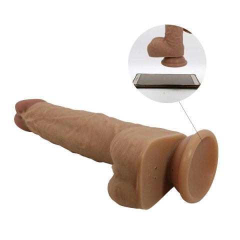 PRETTY LOVE - Jonathan 8,3'' Light Brown, 3 vibration functions Thrusting Wireless remote control Pretty Love