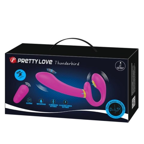 PRETTY LOVE - Thunderbird, 12 vibration functions 3 electric shock functions Pretty Love