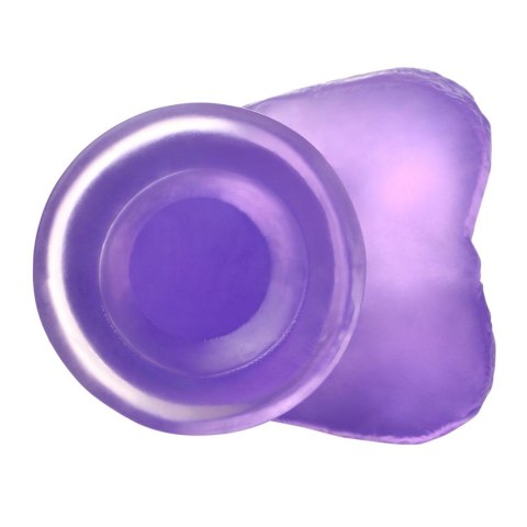 7"" Jelly Studs Crystal Dildo Medium Purple Lovetoy