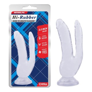 8.0 Inch Dildo - Clear HI-Rubber