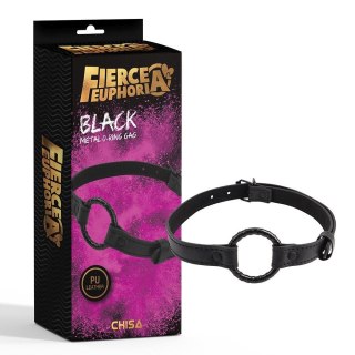 Black Metal O-ring Gag Fierce Euphoria