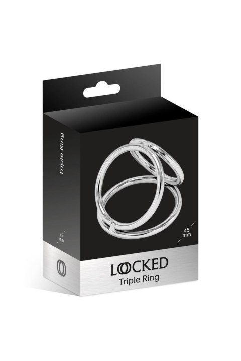 LOCKED TRIPLE RING 45/32/37 MM (Size: T1) Locked