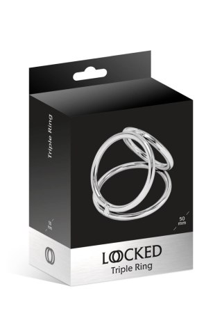 LOCKED TRIPLE RING 50/37/45 MM (Size: T2) Locked