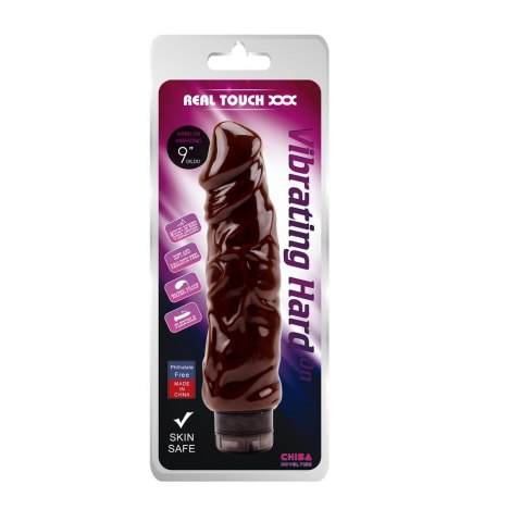 Vibrating Hard On-Brown Real Touch XXX