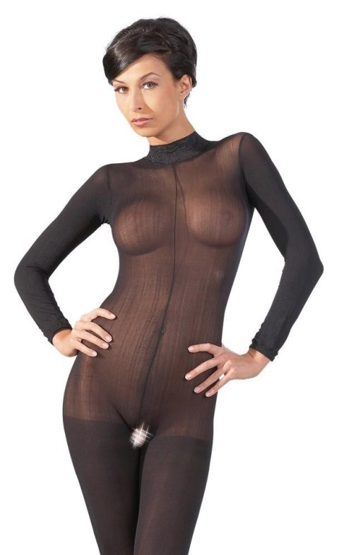 Catsuit with Lace Collar M/L NO:XQSE