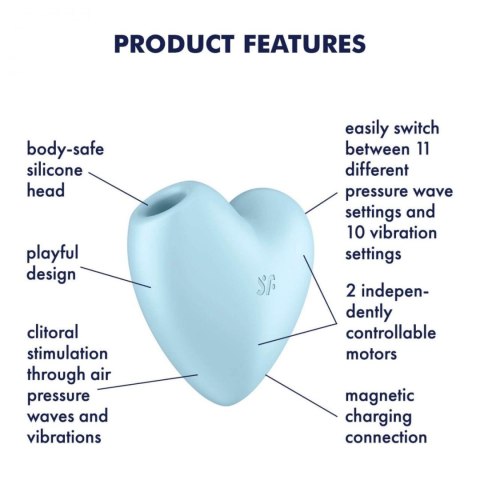 Stymulator-Cutie Heart (Blue) Satisfyer