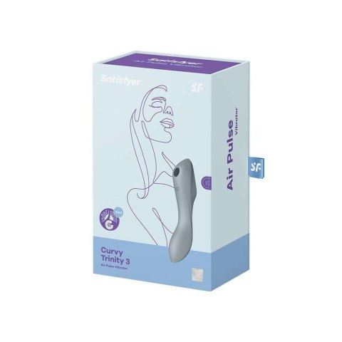 Vibrator - Curvy Trinity 3 (Blue Grey) Satisfyer