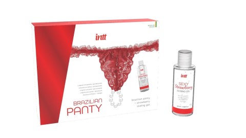 Zestaw-BRAZILIAN PANTY RED Intt