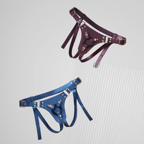 HARNESS SIMILI GENEROUS - ONE SIZE - BLEU Strap-on-me