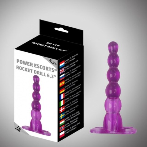 Rocket drill 6,3 inch purple big anal plug 6,3 inch / 16 cm Power Escorts